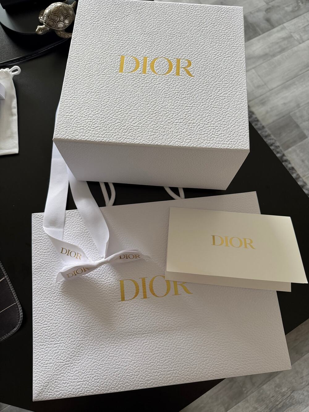 New Dior Beauty Gift Box Bag and Ribbon